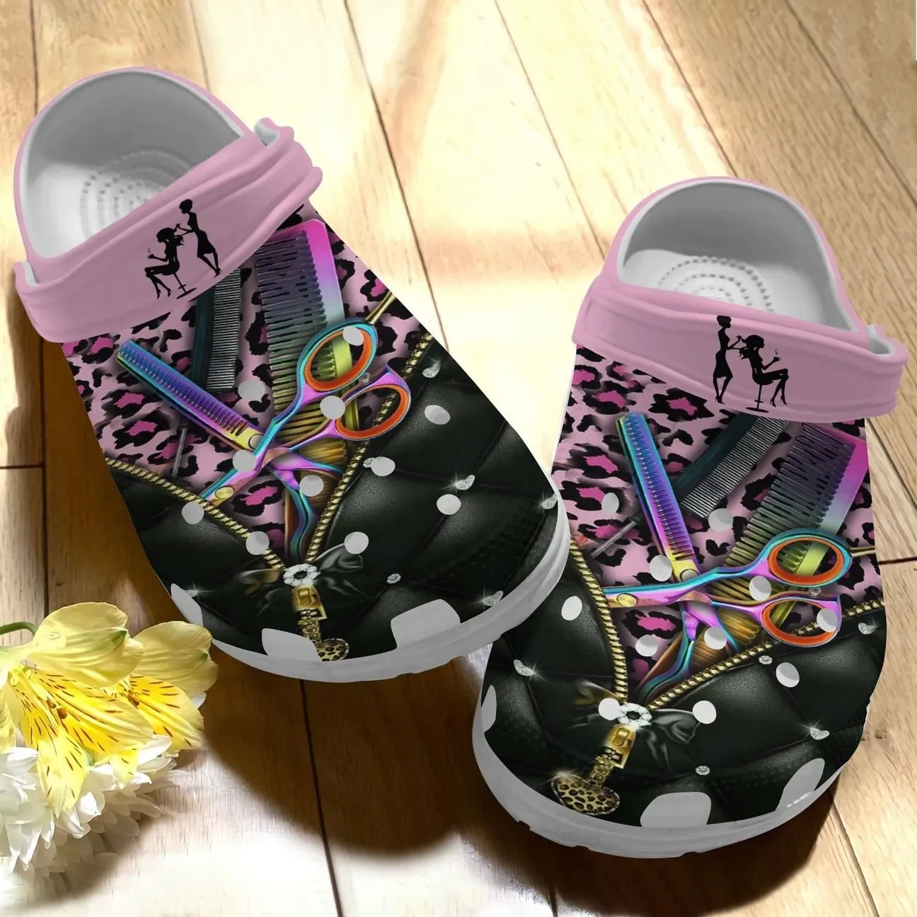 Hairstylist Personalize Clog Custom Crocs Fashionstyle Comfortable For Women Men Kid Print 3D Whitesole Hair Dresser Hairstylist Personalize Clog Custom Crocs Fashionstyle Comfortable For Women Men Kid Print 3D Whitesole Hair Dresser