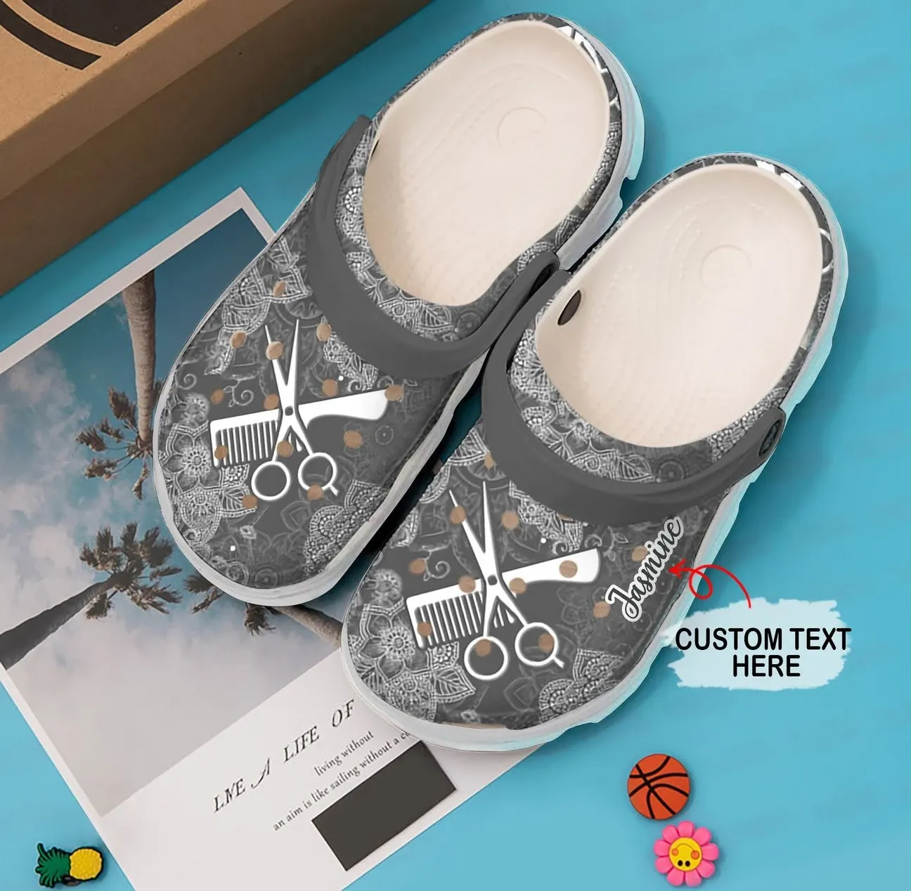 Hairstylist Personalized Clog Custom Crocs Comfortablefashion Style Comfortable For Women Men Kid Print 3D Gray Art Hairstylist Personalized Clog Custom Crocs Comfortablefashion Style Comfortable For Women Men Kid Print 3D Gray Art