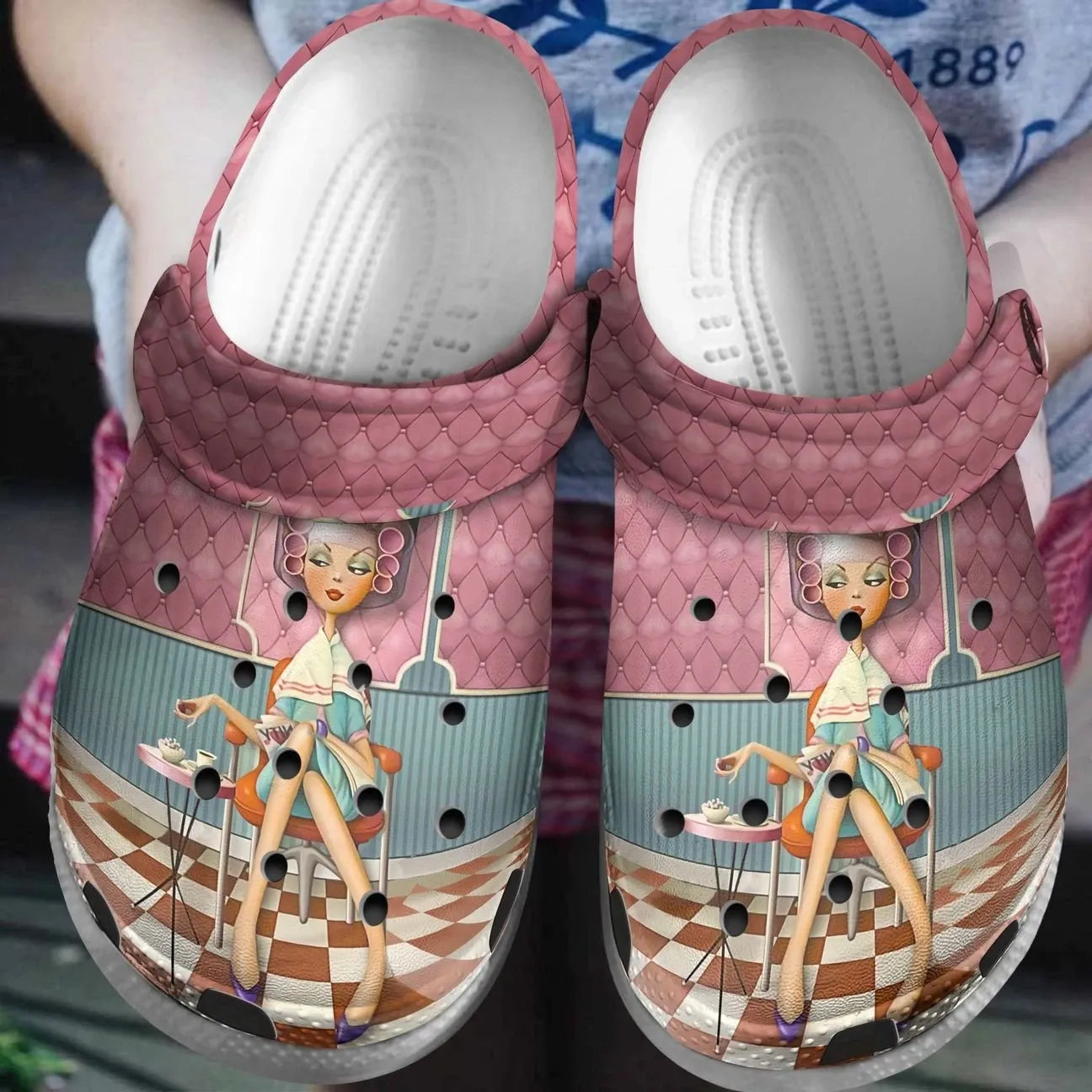 Hairstylist Personalized Clog Custom Crocs Comfortablefashion Style Comfortable For Women Men Kid Print 3D Hairstylist Salon Hairstylist Personalized Clog Custom Crocs Comfortablefashion Style Comfortable For Women Men Kid Print 3D Hairstylist Salon