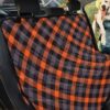 Halloween Buffalo Check Pattern Print Car Back Seat Cover Dog Car Seat Covers - 3765fe82e764