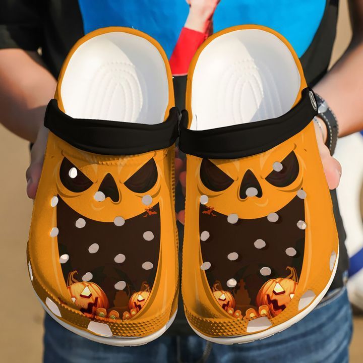 Halloween Happy Pumpkin Sku 1274 Crocs Clog Clog Shoes Halloween Happy Pumpkin Sku 1274 Crocs Clog Clog Shoes