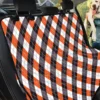 Halloween Party Argyle Pattern Print Car Back Seat Cover Dog Car Seat Covers - 25ab8bf31ac5