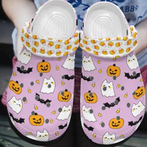 Halloween Personalized Clog Custom Crocs Comfortablefashion Style Comfortable For Women Men Kid Print 3D Candy Corn
