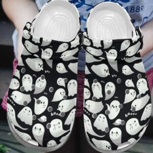 Halloween Personalized Clog Custom Crocs Comfortablefashion Style Comfortable For Women Men Kid Print 3D Halloween Booo