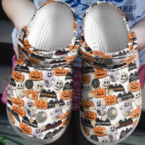 Halloween Personalized Clog Custom Crocs Comfortablefashion Style Comfortable For Women Men Kid Print 3D Halloween Cookies