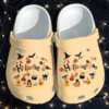 Halloween Symbols Witch Pumpkin Icons Shoes Clog Crocs Clog Crocband Clog Birthday Gift For Boy Girl