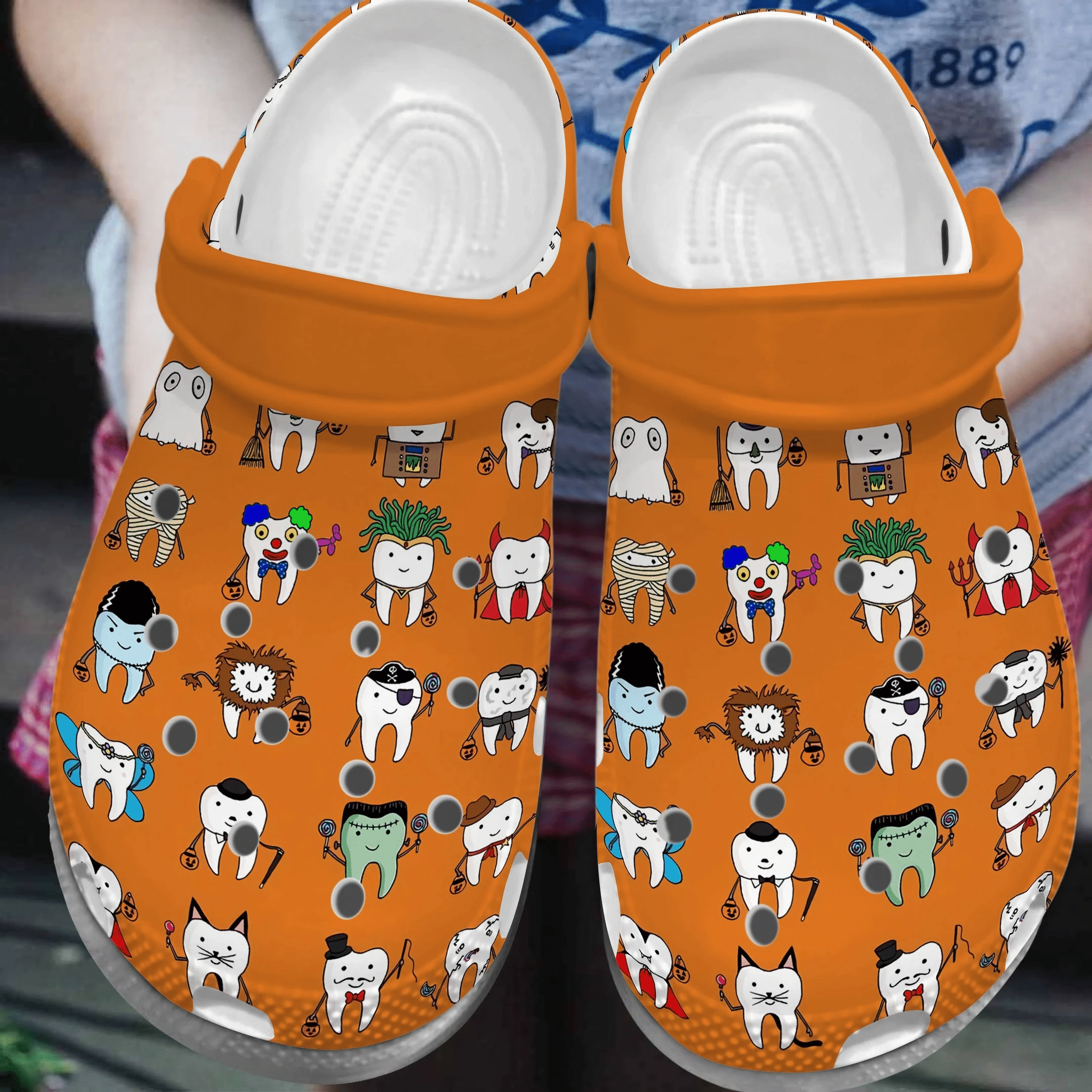 Halloween Teeth Shoes Clog – Need Dentist Crocs Clog Crocbland Clog Birthday Gift For Boy Girl Woman Halloween Teeth Shoes Clog – Need Dentist Crocs Clog Crocbland Clog Birthday Gift For Boy Girl Woman