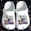 Halloween Truck Carrying Wizard Gnomes Shoes Clog – Happy Halloween Crocs Clog Crocband Clog Birthday Gift For Man Women