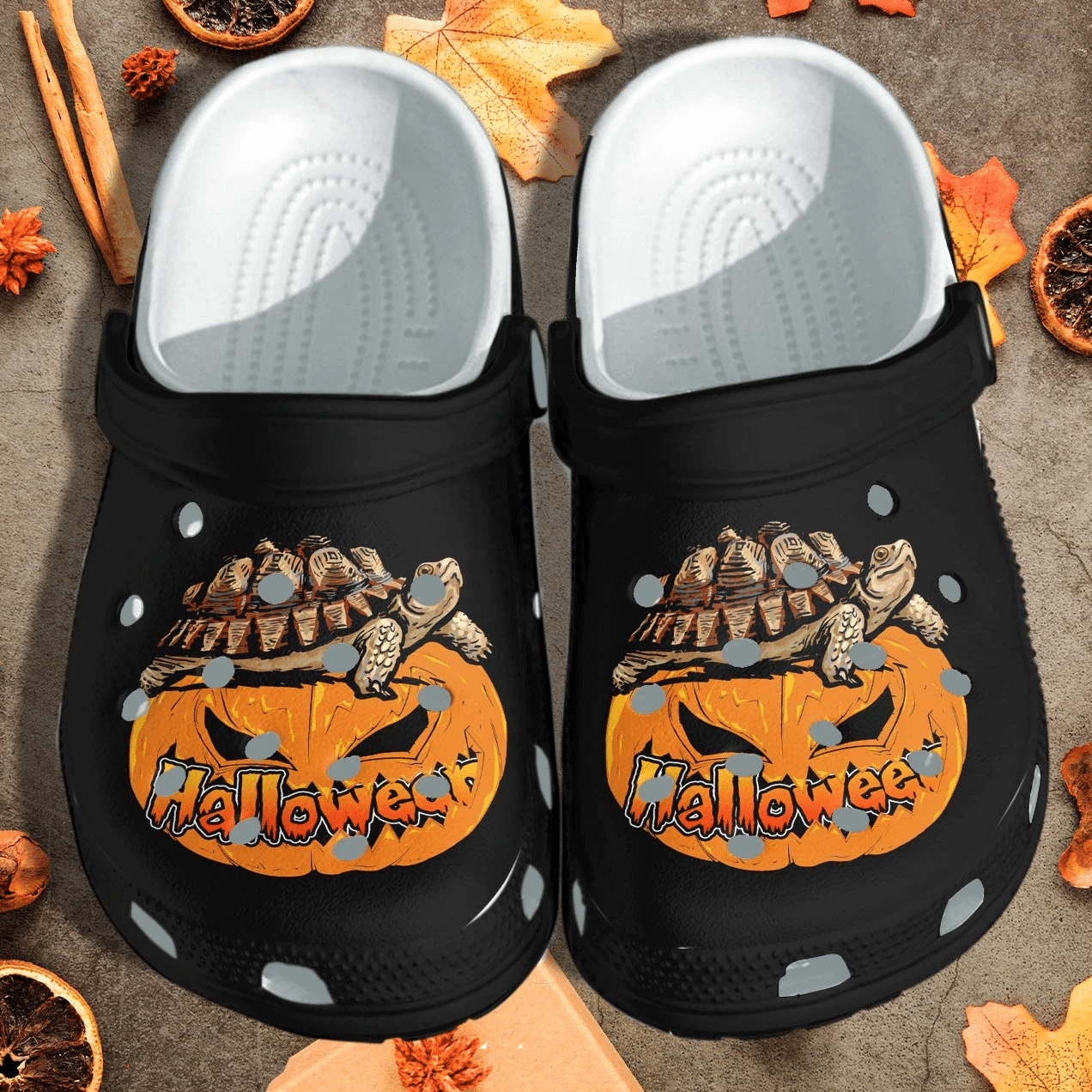 Halloween Turtle Sitting On Pumpkin Shoes Clog – Halloween Crocs Clog Crocband Clog Birthday Gift For Man Woman Halloween Turtle Sitting On Pumpkin Shoes Clog – Halloween Crocs Clog Crocband Clog Birthday Gift For Man Woman