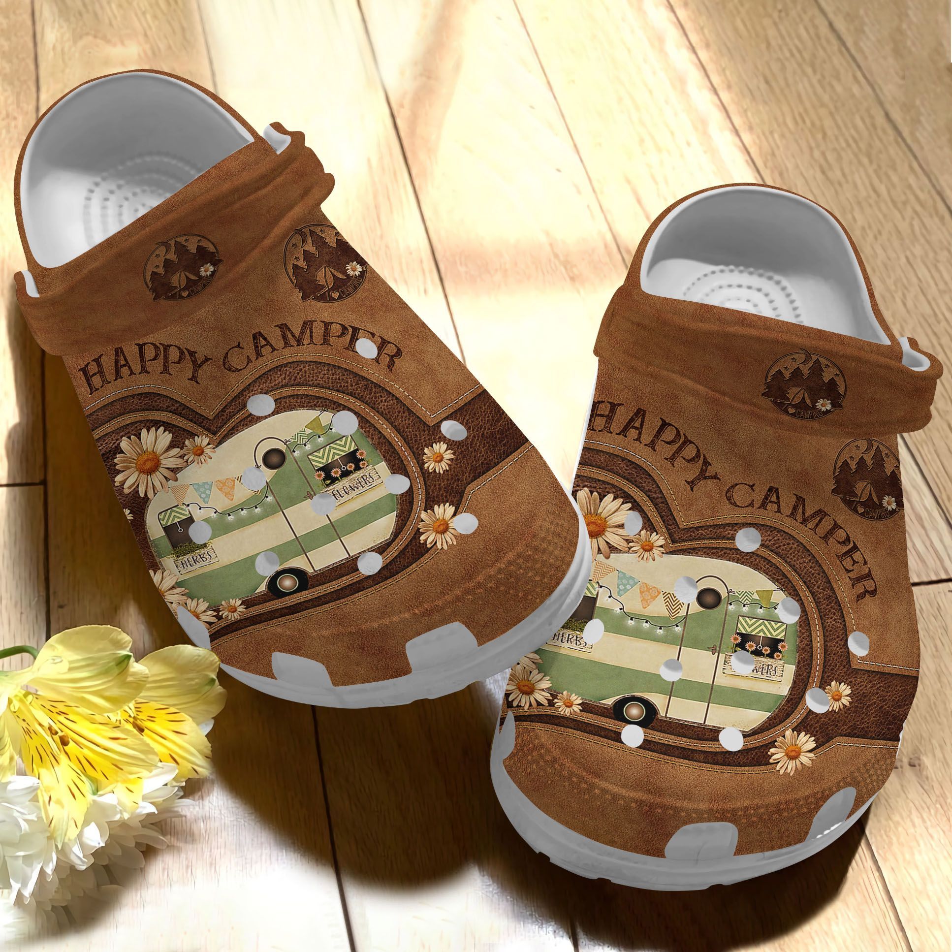 Happy Camper Crocs Clog Shoes – Bus Camping Clog Crocbland Clog Birthday Gift Man Woman Happy Camper Crocs Clog Shoes – Bus Camping Clog Crocbland Clog Birthday Gift Man Woman