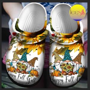Happy Fall Yall Crocs Shoes Kuma Crocs Clog Shoes Crocband Clog Comfortable For Mens And Womens