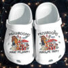 Happy Mushrooms Shoes Crocs Clog Gift For Boy Girl – Make Me Happy Clog Birthday Gift For Son Daughter