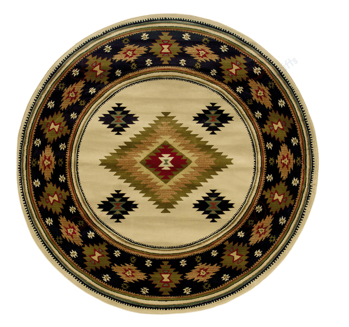 Harrison Southwest Lodge Round Carpet Floor Rug Living Room Bedroom Decor Round Area Rug Carpet Harrison Southwest Lodge Round Carpet Floor Rug Living Room Bedroom Decor Round Area Rug Carpet