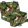 Hawaii Tropical Plants Pattern Print Pet Car Back Seat Cover - 570fb786555b