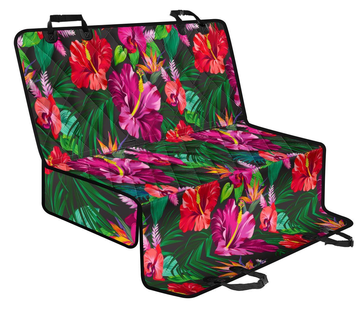 Hawaiian Floral Flowers Pattern Print Pet Car Back Seat Cover - d6057a0c8aa2 Hawaiian Floral Flowers Pattern Print Pet Car Back Seat Cover - d6057a0c8aa2