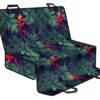 Hawaiian Palm Leaves Pattern Print Pet Car Back Seat Cover - 77026d890544