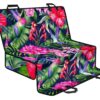 Hawaiian Tropical Birds Pattern Print Pet Car Back Seat Cover - a2656981486a