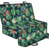 Hawaiian Tropical Leaves Pattern Print Pet Car Back Seat Cover - 6e8420de17b8