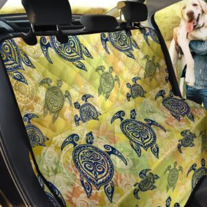 Hawaiian Turtle Tribal Style Design Car Back Seat Cover Dog Car Seat Covers - 8080e51d0a62