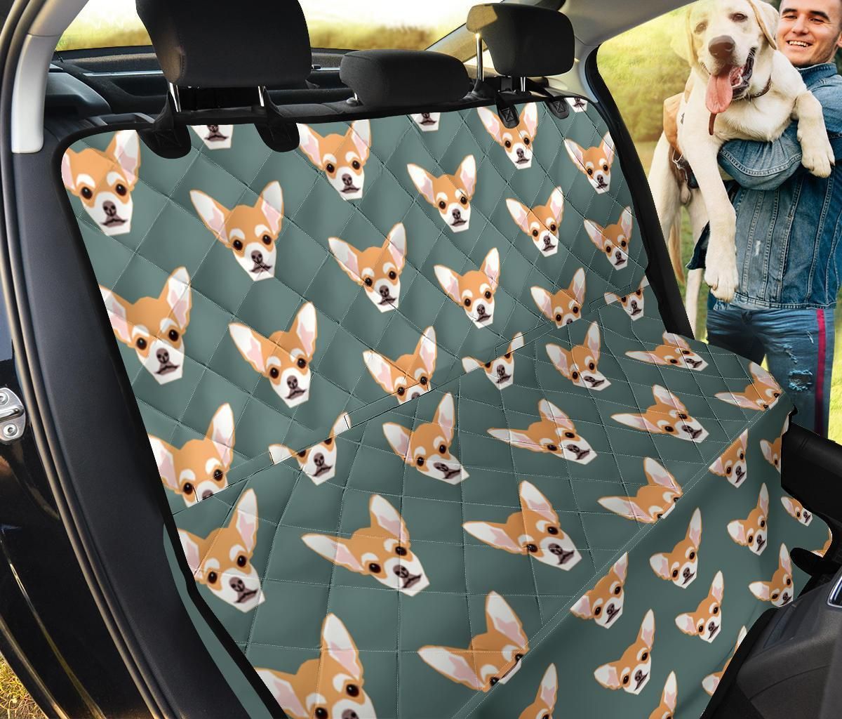 Head Chihuahua Dog Pattern Car Back Seat Cover Dog Car Seat Covers - ba05df79dcf4 Head Chihuahua Dog Pattern Car Back Seat Cover Dog Car Seat Covers - ba05df79dcf4