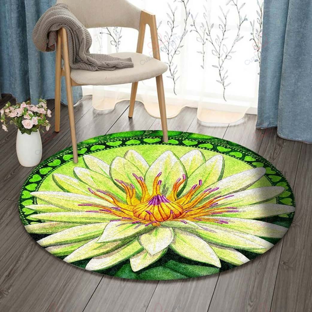 Heart Chakra Lotus Round Carpet Floor Rug Living Room Bedroom Decor Round Area Rug Carpet Heart Chakra Lotus Round Carpet Floor Rug Living Room Bedroom Decor Round Area Rug Carpet
