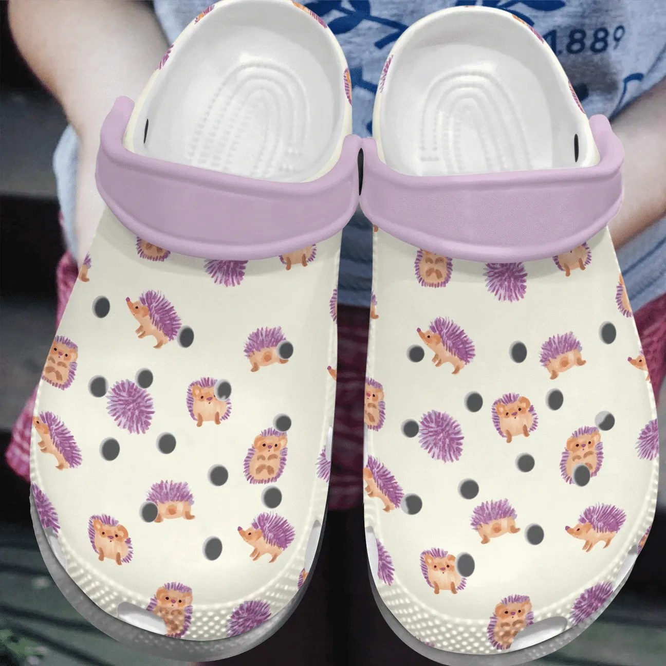 Hedgehog Personalized Clog Custom Crocs Comfortablefashion Style Comfortable For Women Men Kid Print 3D Cute Babies Hedgehog Personalized Clog Custom Crocs Comfortablefashion Style Comfortable For Women Men Kid Print 3D Cute Babies
