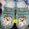 Hedgehog Personalized Clog Custom Crocs Comfortablefashion Style Comfortable For Women Men Kid Print 3D Hedgehog Girl