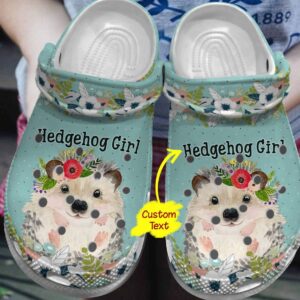 Hedgehog Personalized Clog Custom Crocs Comfortablefashion Style Comfortable For Women Men Kid Print 3D Hedgehog Girl