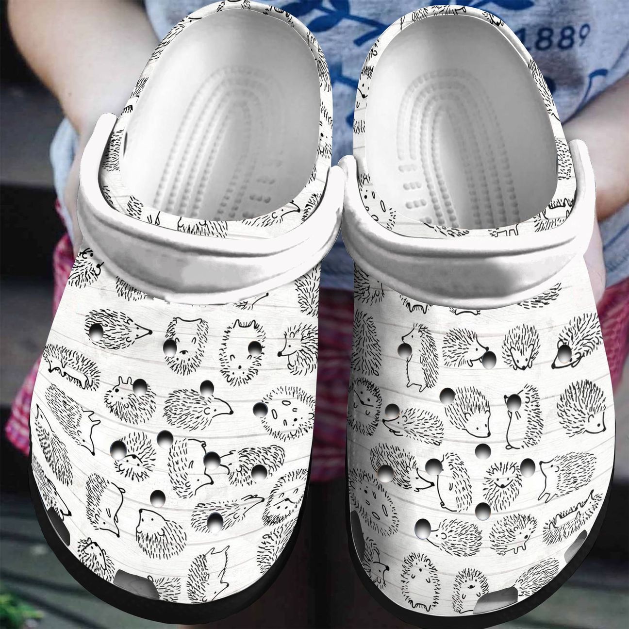 Hedgehog Personalized Clog Custom Crocs Comfortablefashion Style Comfortable For Women Men Kid Print 3D Hedgehog Sketch Hedgehog Personalized Clog Custom Crocs Comfortablefashion Style Comfortable For Women Men Kid Print 3D Hedgehog Sketch