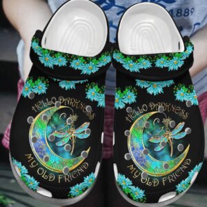 Hello Darkness Personalized Clog Custom Crocs Comfortablefashion Style Comfortable For Women Men Kid Print 3D