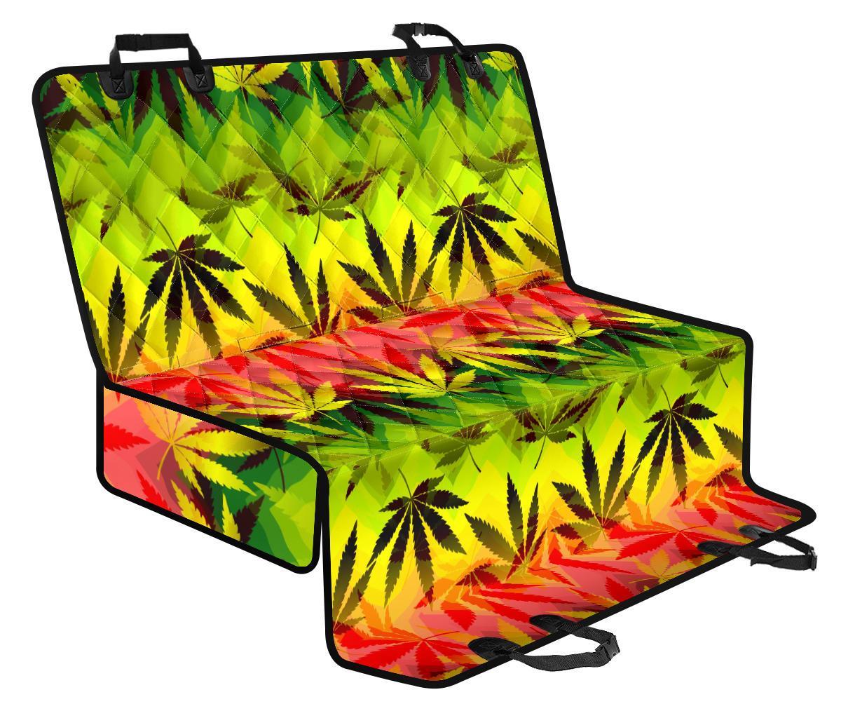 Hemp Leaf Reggae Pattern Print Pet Car Back Seat Cover - 59e7196ac894 Hemp Leaf Reggae Pattern Print Pet Car Back Seat Cover - 59e7196ac894