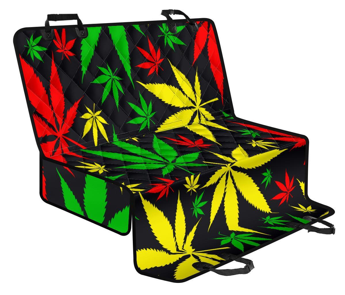 Hemp Leaves Reggae Pattern Print Pet Car Back Seat Cover - 11129fca05b9 Hemp Leaves Reggae Pattern Print Pet Car Back Seat Cover - 11129fca05b9