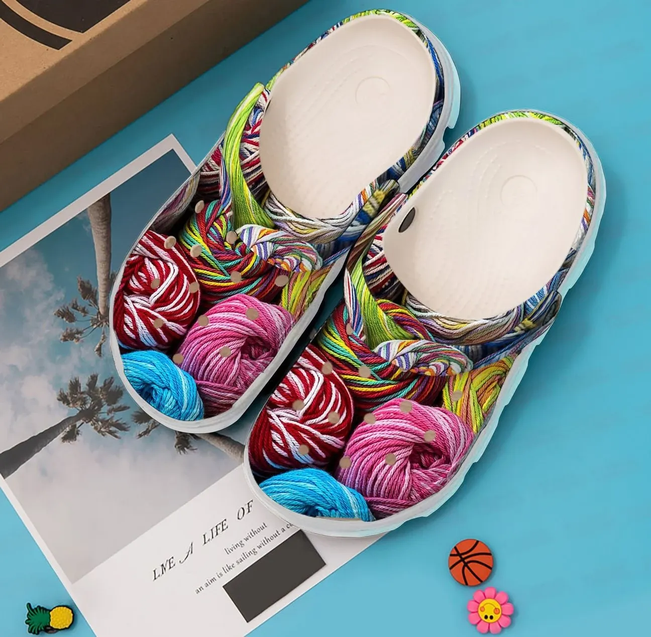 Het Personalized Clog Custom Crocs Comfortablefashion Style Comfortable For Women Men Kid Print 3D Colorful Yarns Het Personalized Clog Custom Crocs Comfortablefashion Style Comfortable For Women Men Kid Print 3D Colorful Yarns