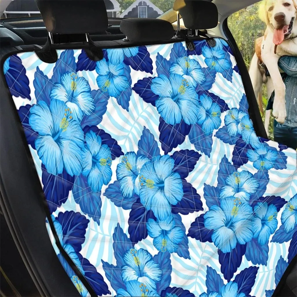 Hibiscus Blue Pattern Car Back Seat Cover Dog Car Seat Covers - 2185a6357dda Hibiscus Blue Pattern Car Back Seat Cover Dog Car Seat Covers - 2185a6357dda