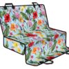 Hibiscus Flower Floral Pattern Print Pet Car Back Seat Cover - 981371ba1932