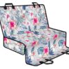 Hibiscus Orchids Hawaii Pattern Print Pet Car Back Seat Cover - bff4d240c90b
