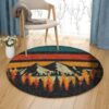 Hiking Round Carpet Floor Rug Living Room Bedroom Decor Round Area Rug Carpet
