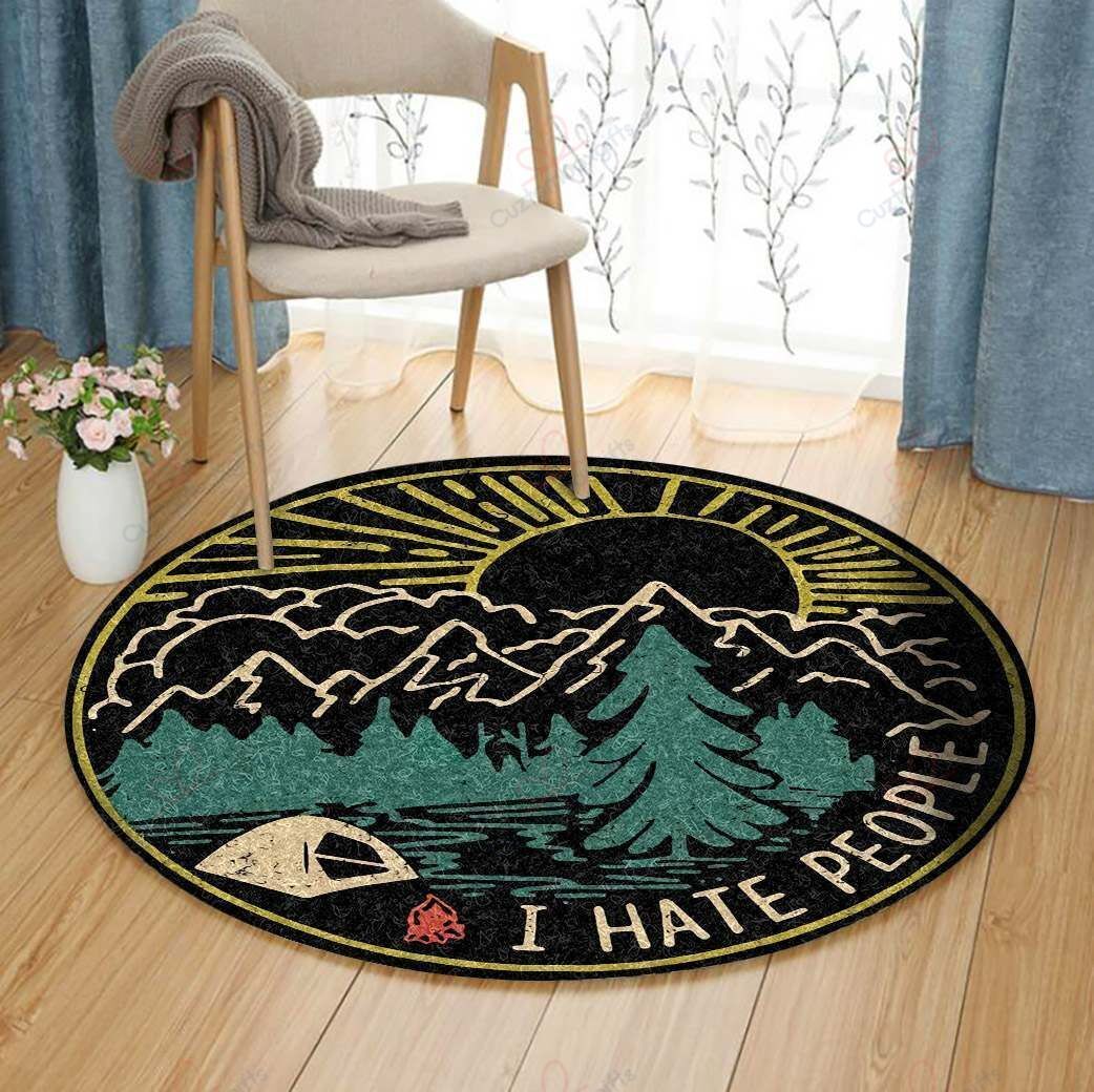 Hikking Round Carpet Floor Rug Living Room Bedroom Decor Round Area Rug Carpet Hikking Round Carpet Floor Rug Living Room Bedroom Decor Round Area Rug Carpet