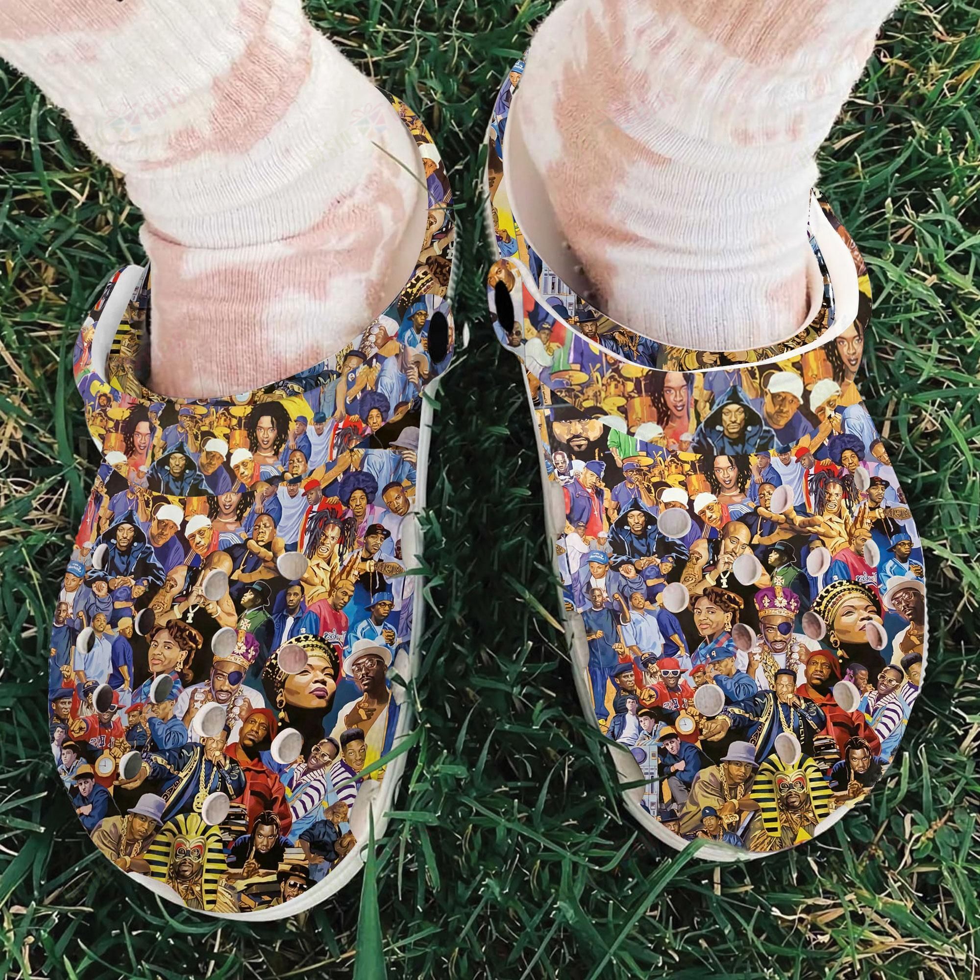 Hip Hop Legends Crocs Clog Classic Clogs Shoes Hip Hop Legends Crocs Clog Classic Clogs Shoes