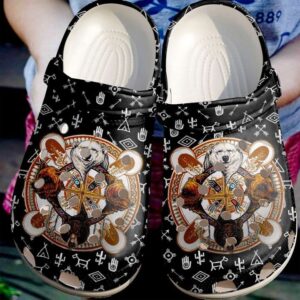 Hippie Bear Sku 1296 Crocs Crocband Clog Comfortable For Mens Womens Classic Clog Water Shoes