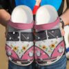 Hippie Colorful Van Sku 1292 Crocs Clog Clog Shoes