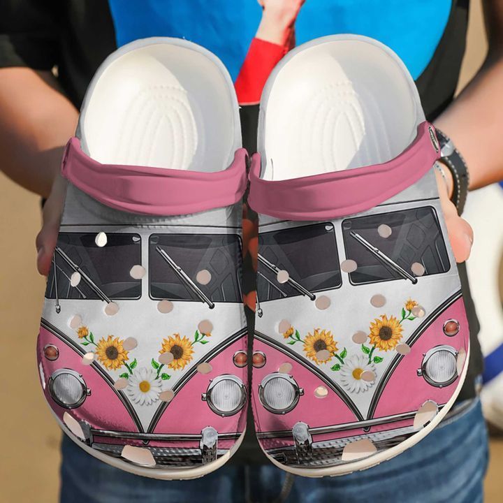 Hippie Colorful Van Sku 1292 Crocs Clog Clog Shoes Hippie Colorful Van Sku 1292 Crocs Clog Clog Shoes