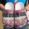 Hippie Colorful Van Sku 1292 Crocs Crocband Clog Comfortable For Mens Womens Classic Clog Water Shoes