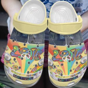Hippie Crocs Clog Classic Clog Whitesole Hippie Van Shoes