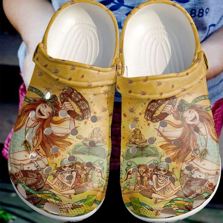 Hippie Dance Until The Flowers Sku 1324 Crocs Clog Clog Shoes Hippie Dance Until The Flowers Sku 1324 Crocs Clog Clog Shoes