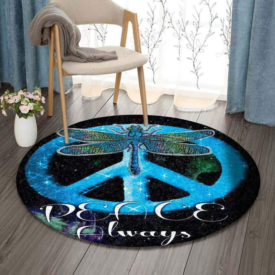 Hippie Dragonfly Round Carpet Floor Rug Living Room Bedroom Decor Round Area Rug Carpet Hippie Dragonfly Round Carpet Floor Rug Living Room Bedroom Decor Round Area Rug Carpet