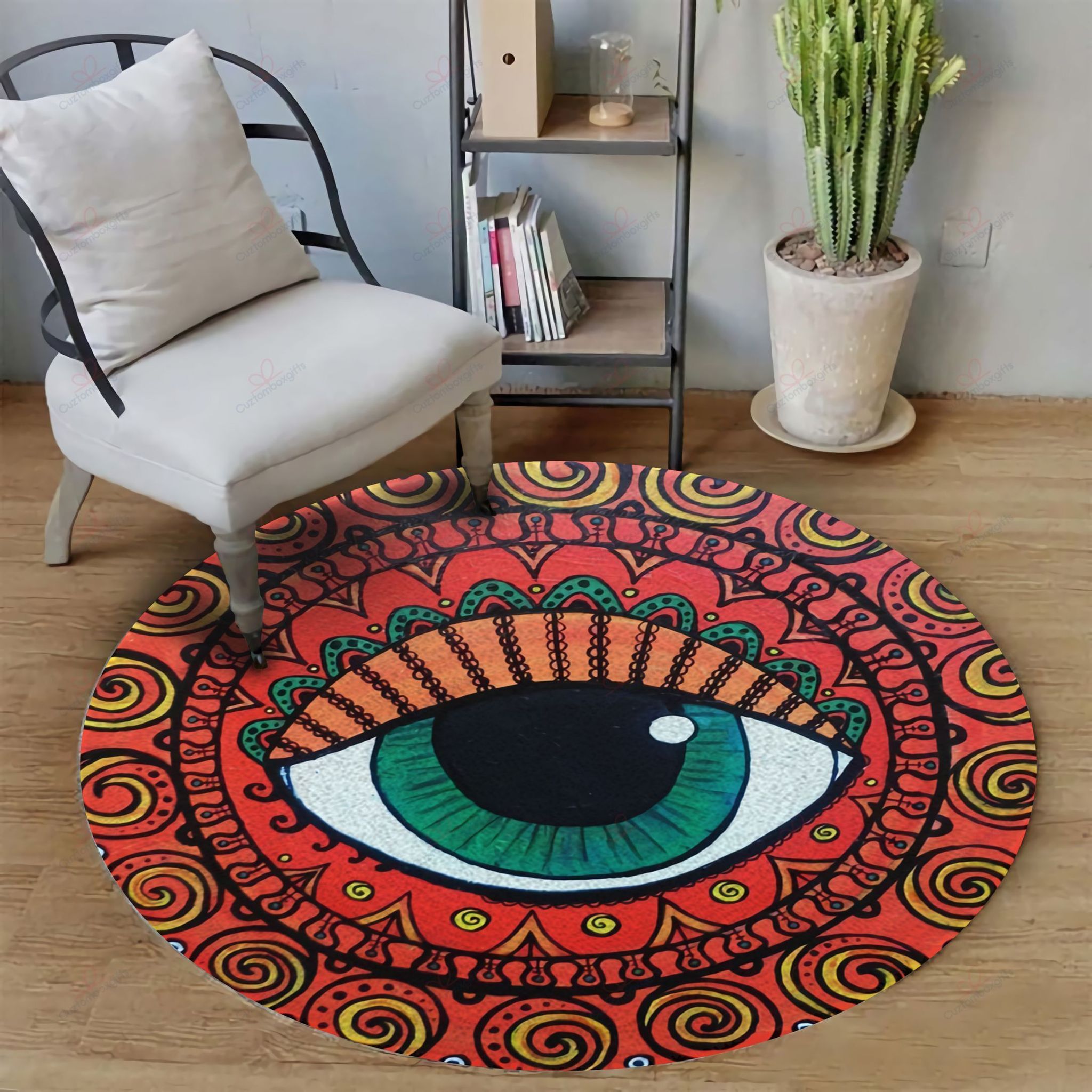 Hippie Eyes Round Carpet Floor Rug Living Room Bedroom Decor Round Area Rug Carpet Hippie Eyes Round Carpet Floor Rug Living Room Bedroom Decor Round Area Rug Carpet
