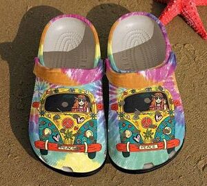 Hippie Girl Car Crocs Crocband Clog Clog Comfortable For Mens And Womens Classic Clog Water Shoes Comfortable