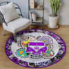 Hippie Hoobies Round Carpet Floor Rug Living Room Bedroom Decor Round Area Rug Carpet