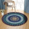 Hippie Mandala Round Carpet Floor Rug Living Room Bedroom Decor Round Area Rug Carpet